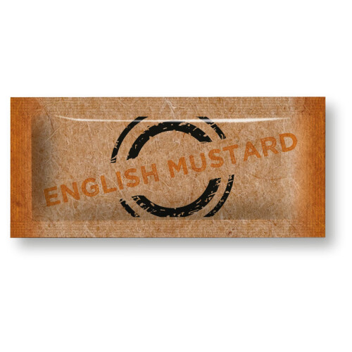 Chef Approved Condiments Sachets (4, English Mustard)