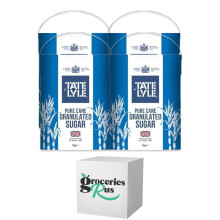 T & L Granulated Pure Cane Sugar Drum with Handle (Discontinued) 3 kg I Pack of 4