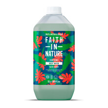 Faith In Nature Natural Aloe Vera Body Wash, Soothing Shower Gel, Vegan & Cruelty Free, No SLS or Parabens, 5L Refill Pack