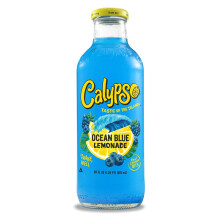 Calypso Lemonades Ocean Blue Lemonde, Ocean Blue, 20 Fluid Ounce (Pack of 12)