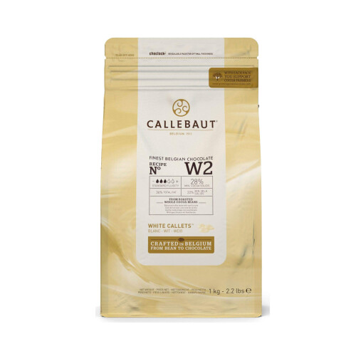 Callebaut Callebaut White Chocolate 'W2' Callets - 6x1kg
