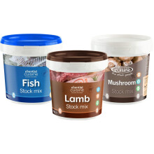 Essential Cuisine Stock Mix (Fish, Lamb, Mushroom 3 x 700g)