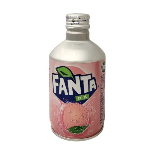 Fanta Fanta White Peach Soft Drink From Japan 300ml Can (24)