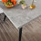 (Grey) 1.5M Wooden Dining Table 4-6 People Kitchen Tables 6