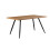 (Oak) 1.5M Wooden Dining Table 4-6 People Kitchen Tables 6