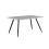 (Grey) 1.5M Wooden Dining Table 4-6 People Kitchen Tables 4