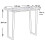 (Oak) Bar Table Breakfast Counter Table U Shape Leg 3