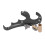 Aluminum Alloy 4-Finger Compound Bow Release Aid, Adjustable, Black 13