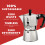 Bialetti Bialetti Moka Express Aluminium Stovetop Coffee Maker (12 Cup), Silver 4