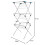 Minky Minky 3 Tier Plus Clothes Airer, Silver 9