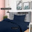 Utopia Bedding 3 Piece Single Bedding Set - Duvet Cover, Fitted Sheet with Pillow case - Soft Brushed Microfiber (Navy) 6