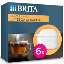 BRITA MAXTRA PRO Limescale Expert Water Filter Cartridge 6 Pack (New) - Original BRITA Refill for Ultimate Appliance Protection, reducing impurities,