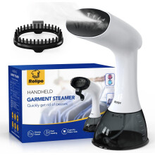 Rolipo Clothes Steamer, Garment Steamer for Wrinkle Removal, Upgraded 400ml Water Tank, 3rd Generation Panel, Handheld Steamer Clothing for Home, Off