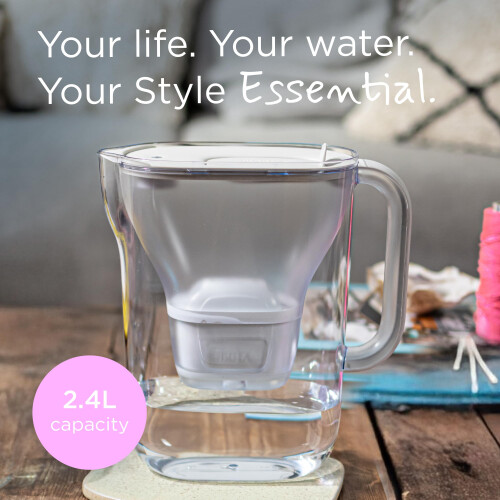 BRITA BRITA Style Essential Jug White (2.4l) x3 BRITA Maxtra Pro Pure Performance Cartridges 1