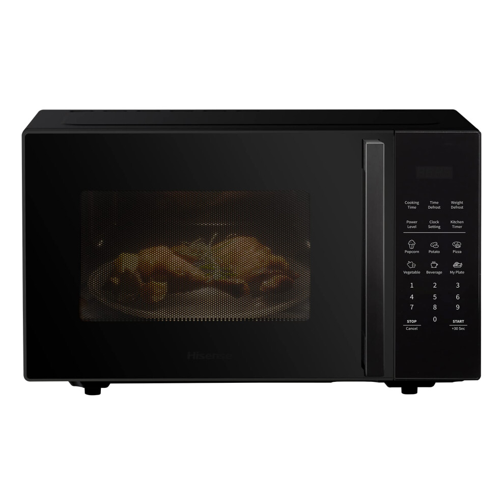 Hisense 900 Watt Microwave With Grill H29MOBS9HGUK, Black, 29 Litre