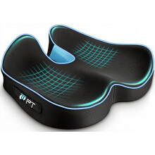 POOTACK Seat Cushion, Coccyx Cushion for Tailbone and Hip Discomfort Coccyx Pressure and Lower Back Support, Memory Foam Seat Cushion for Office Chai