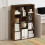 Furinno Luder 11-Cube Reversible Open Shelf Bookcase, Amber Pine 2
