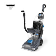 Vax SpinScrub Power Carpet Cleaner, Carpet Cleaning Machine, Stain Remover, 6 Year Guarantee, XL Capacity, Quick Dry Time, Deep Clean, Grey/Navy Blue