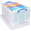 Really Useful Really Useful Plastic Storage Box 64 Litre Clear 3