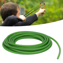 Durable 5m Slingshot Band - Fluorescent Green High Elastic Rubber