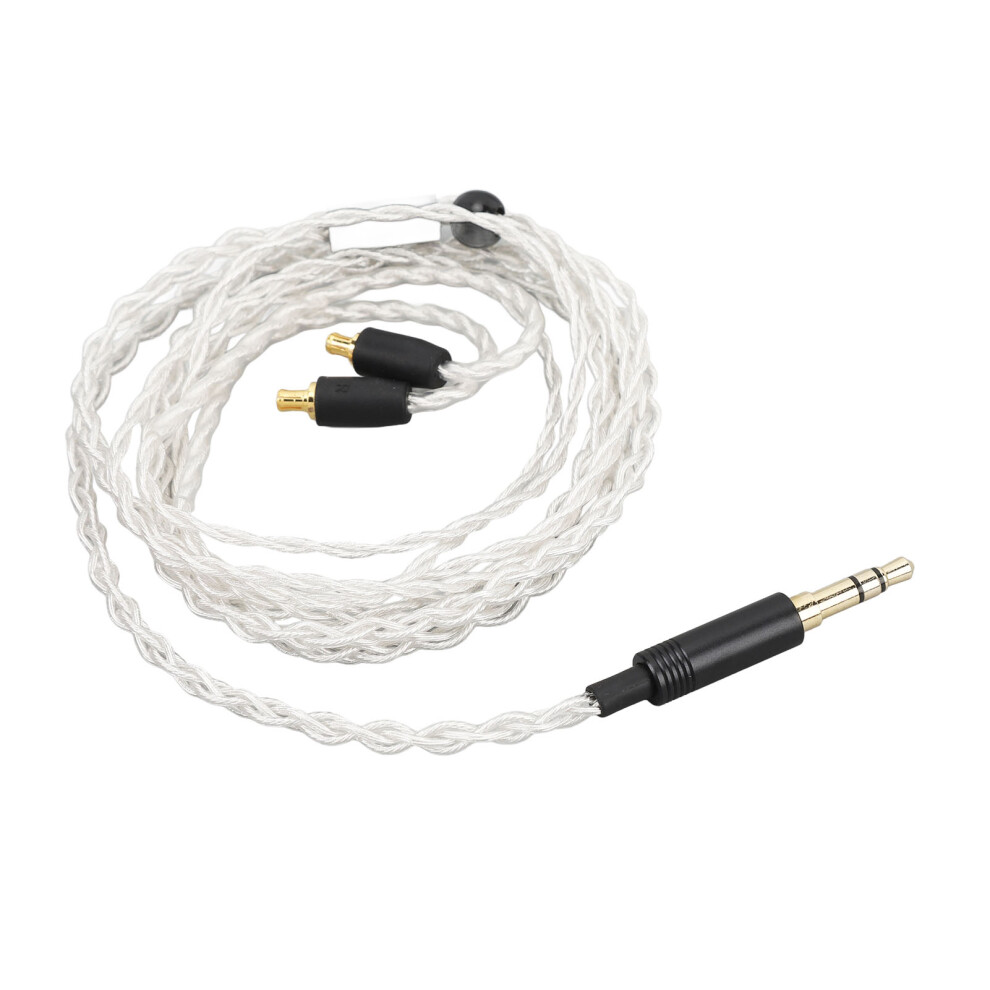 3.5Mm To A2dc Headphone Cable 1.2M For Ath Cks1100, E50 E70 Ls400 Silver 8451332523712