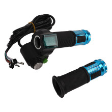 Gasgriff am Lenker mit rotem Sperrbildschirm 12V-99V Komfortgriff für E-Bikes