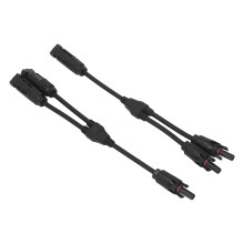 DC 1000V Y-Verzweigungsstecker, 30A, 30,5 cm, Silber