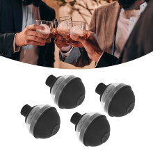 4 Stück Eisball-Form Silikon Kugelschnee für Cocktails, Bourbons und Getränke, Durchmesser 6 cm