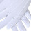 Weiße zeremonielle dünne Handschuhe, Polyurethan, Erwachsene 8