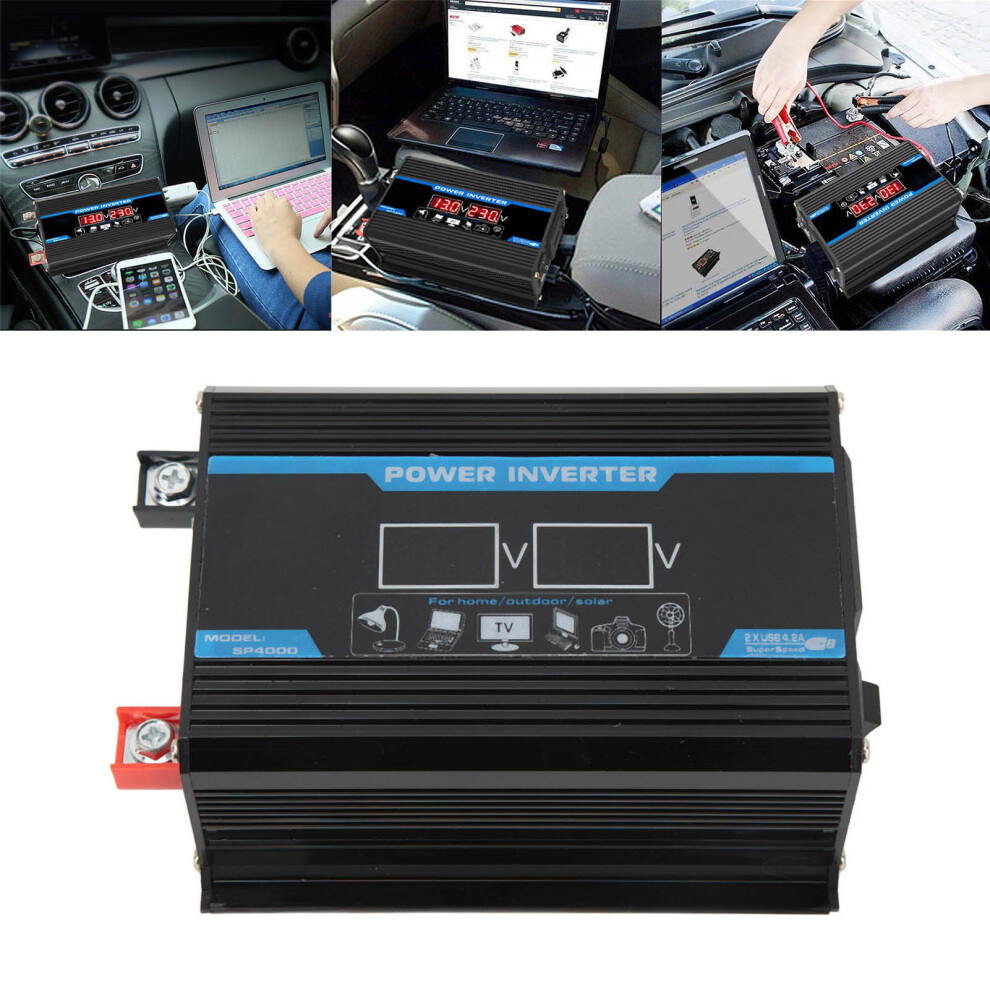 300W Modified Sine Wave Car Inverter With Usb & Led Display 8081332532461
