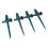 4 Stück Gartensprinkler 360 22,3 cm, Dunkelgrün 15
