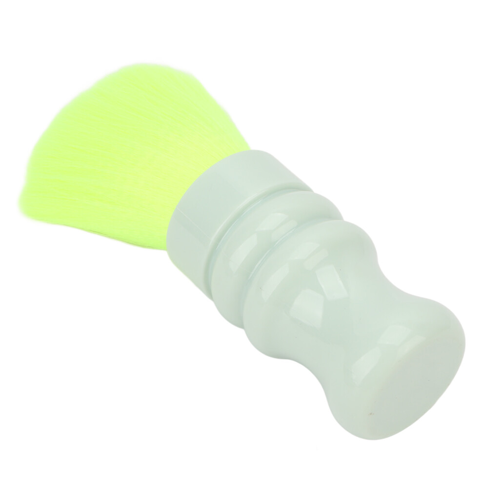 Ergonomic Barber Neck Dust Brush - Soft Nylon Hair for Home & Salon Use
