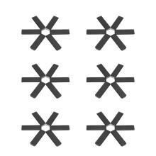 Wärmeunterlagen für heiße Speisen, 6 Stück, faltbares ABS-Hohlraum-Design, Küche & Haushalt