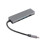 5-in-1 USB-C-Hub, dunkelgrau, 15,0  6,8  1,8 cm 2