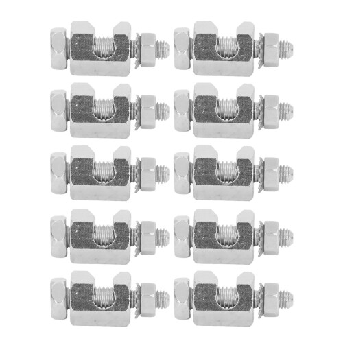 10 Stück Kupfer-Blitzschutzkabelklemmen für PV-Module