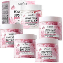 (5pcs)Peach Ice Cream Body Cream Ice cream Texture Body Whitening Lotion for Women Girls