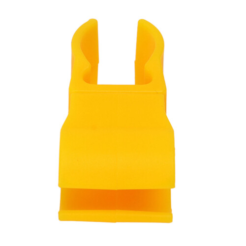 10Pcs Yellow Plastic Football Training Flag Pole Clip 25mm Diameter 2