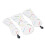 Copri testa da golf impermeabile in pelle PU - set da 3 pezzi, bianco 5