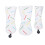 Copri testa da golf impermeabile in pelle PU - set da 3 pezzi, bianco 1