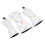 Copri testa da golf impermeabile in pelle PU - set da 3 pezzi, bianco 12
