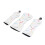 Copri testa da golf impermeabile in pelle PU - set da 3 pezzi, bianco 16