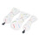 Copri testa da golf impermeabile in pelle PU - set da 3 pezzi, bianco 11