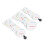 Copri testa da golf impermeabile in pelle PU - set da 3 pezzi, bianco 15