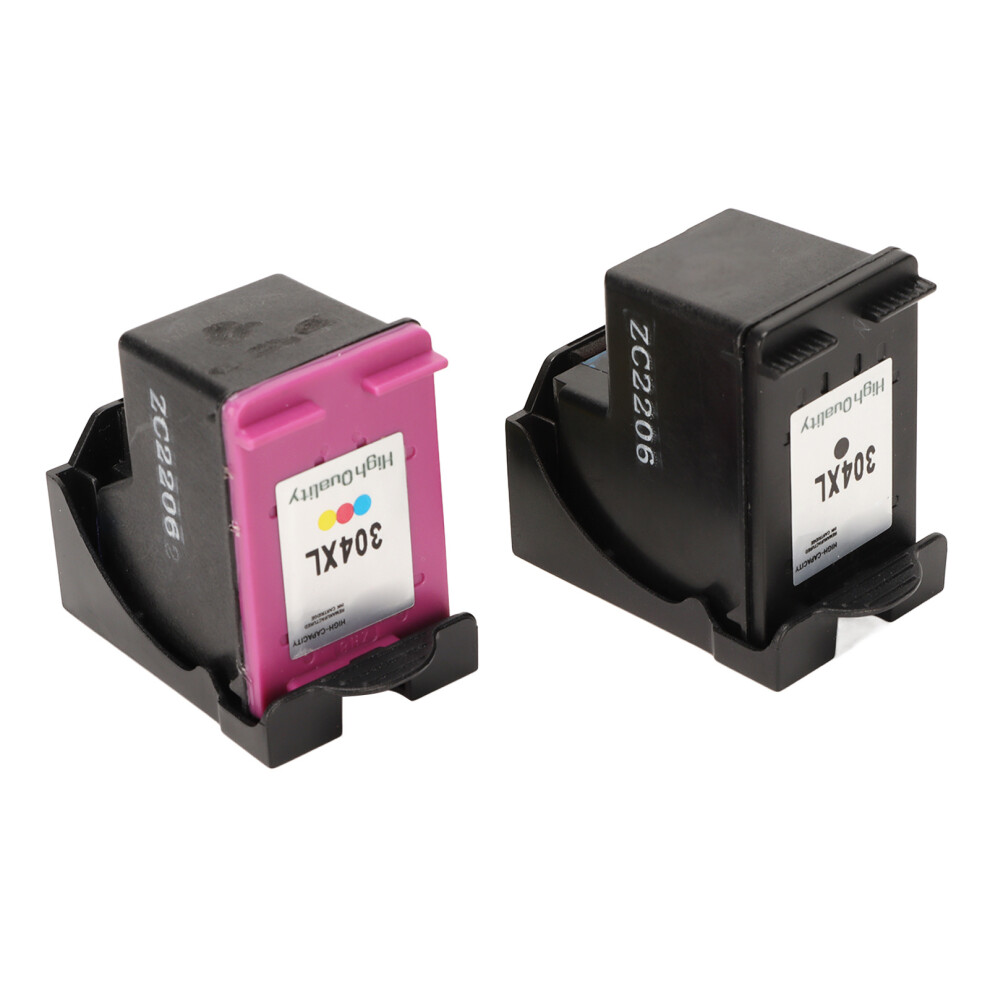 304Xl Color Ink Cartridge For Hp Envy 5052 5055 5010 2600 Printer Black 8081332535974