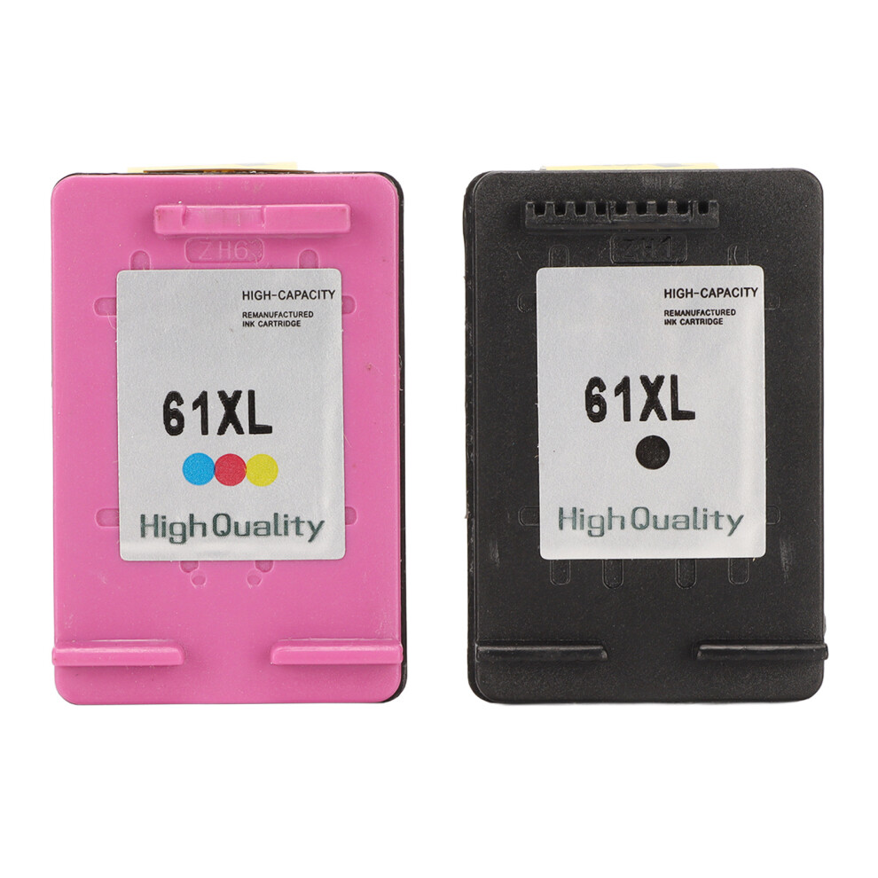 High Yield 61XL Ink For Hp Deskjet 1510 Officejet 4630 Envy 5530 Black 3521332536007