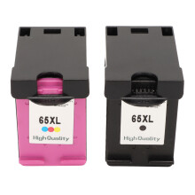 Durable 2pcs Black 65XL Ink for HP AMP 100/Envy 5010 Printers