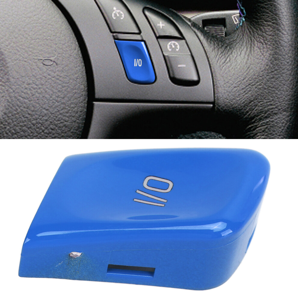 Steering Wheel Switch Button For M3 E46 1998-2004 Abs Replacement Blue 5051332536359