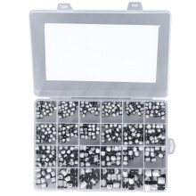 24 Value SMD Aluminum Electrolytic Capacitors Pack 400Pcs 1uF-1000uF Black
