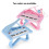 25-Key Mini Electronic Piano with Rotatable Microphone, Portable, 15 Functions Pink/Blue 7