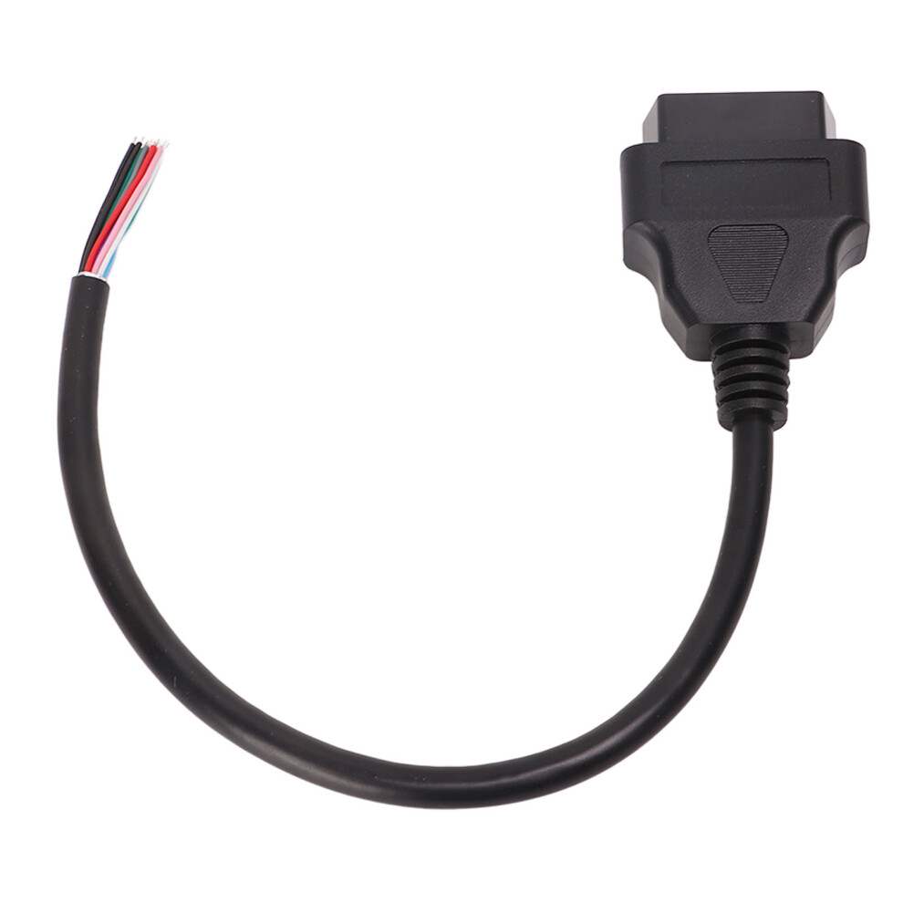 3Pcs 30Cm Obd2 Cable Adapter 16Pin Male To Bare Wire Diagnostic Extension 9301332538386